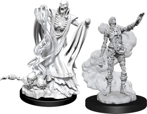 WizKids D&D Nolzurs Marvelous Upainted Miniatures: Wave 11: Lich & Mummy Lord - Image 2