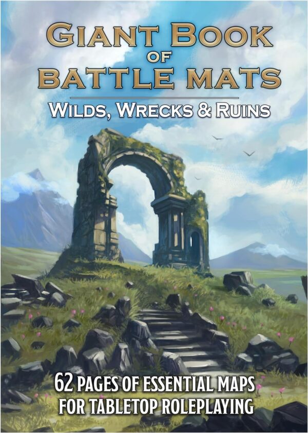 Giant Book of Battle Mats Wilds, Wrecks & Ruins by Loke - Merchandise Game - Image 2