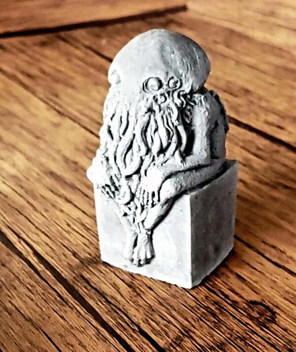 Cthulhu Stone Idol | Lovecraft Concrete Statue | Mythos Occult Prop (Idol) - Image 6