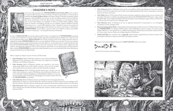 MAIN GAUCHE Chaos Supplement: Powered by ZWEIHANDER RPG - Image 5