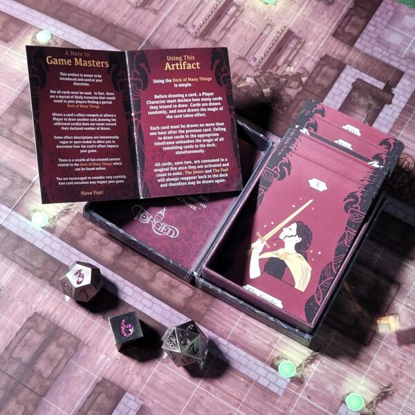 Forged Dice Co. Deck of Many Things - Premium RPG Playing Cards with Unique Art Illustrations - Compatible with Dungeons and Dragons Board Game, D&D 5e, DND Accessories - Image 5