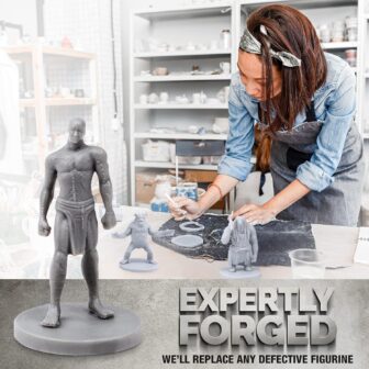 50 Unique Miniatures Fantasy Tabletop RPG Figures for Dungeons and Dragons, Pathfinder Roleplaying Games. Bulk unpainted, Great for D&D - Image 6